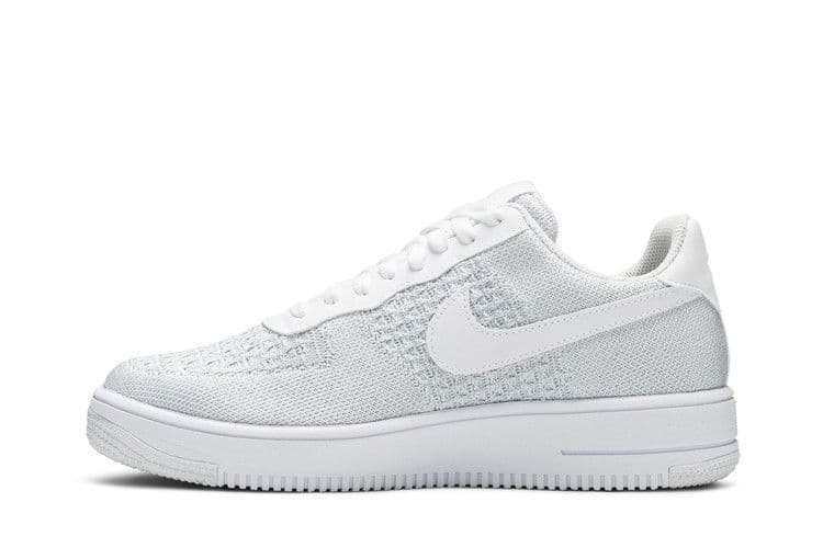 Nike Air Force 1 Flyknit 2 White Pure Platinum — foto 4