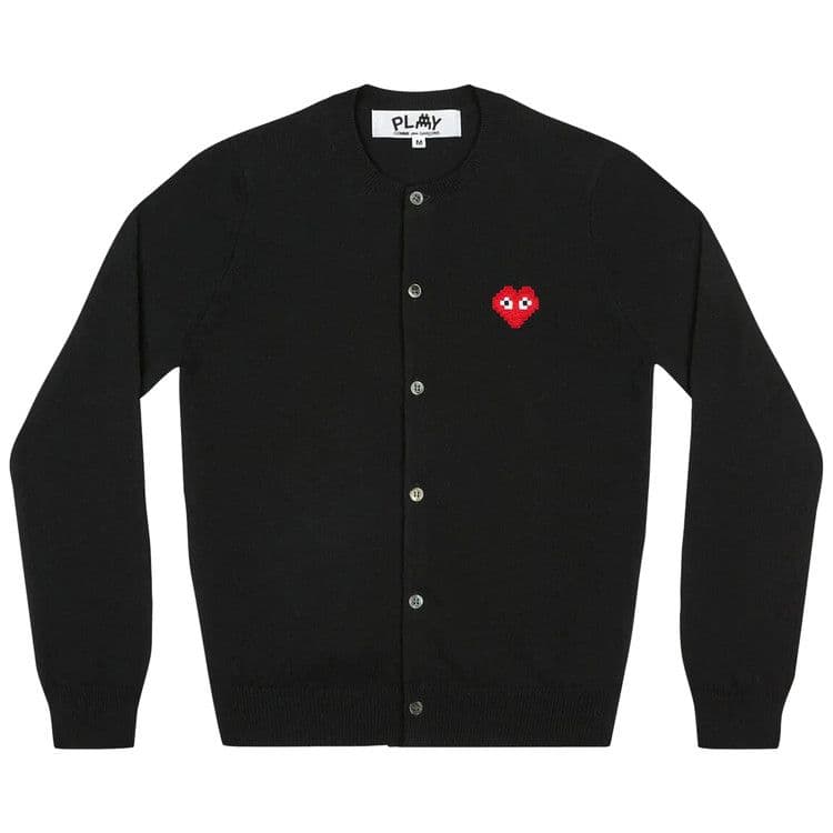 Comme des Garçons PLAY Heart Cardigan 'Black'
