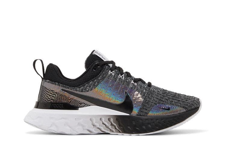 Nike React Infinity Run Flyknit 3 PRM Black White (Women's)