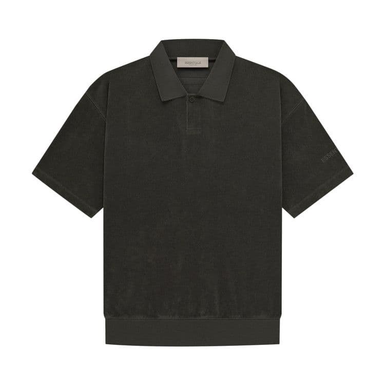 Fear of God Essentials Terry Polo 'Off Black' — foto 2