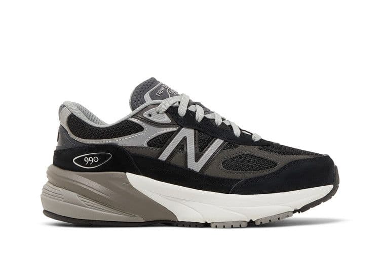 New Balance FuelCell 990v6 Black Silver (GS)