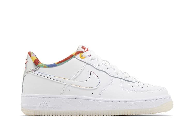 Nike Air Force 1 Low LV8 White Playful Print (GS)