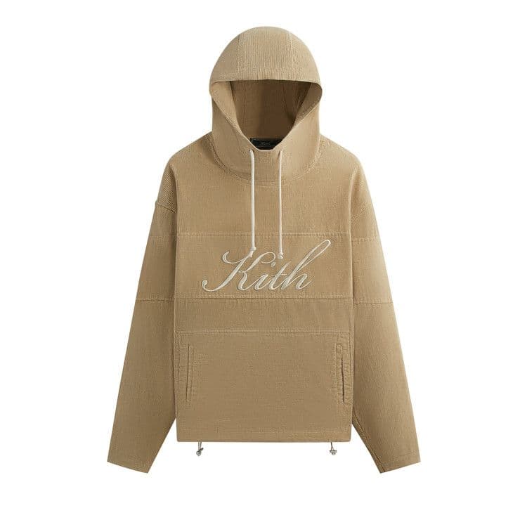 Kith Washed Corduroy Caden Hoodie 'Canvas'