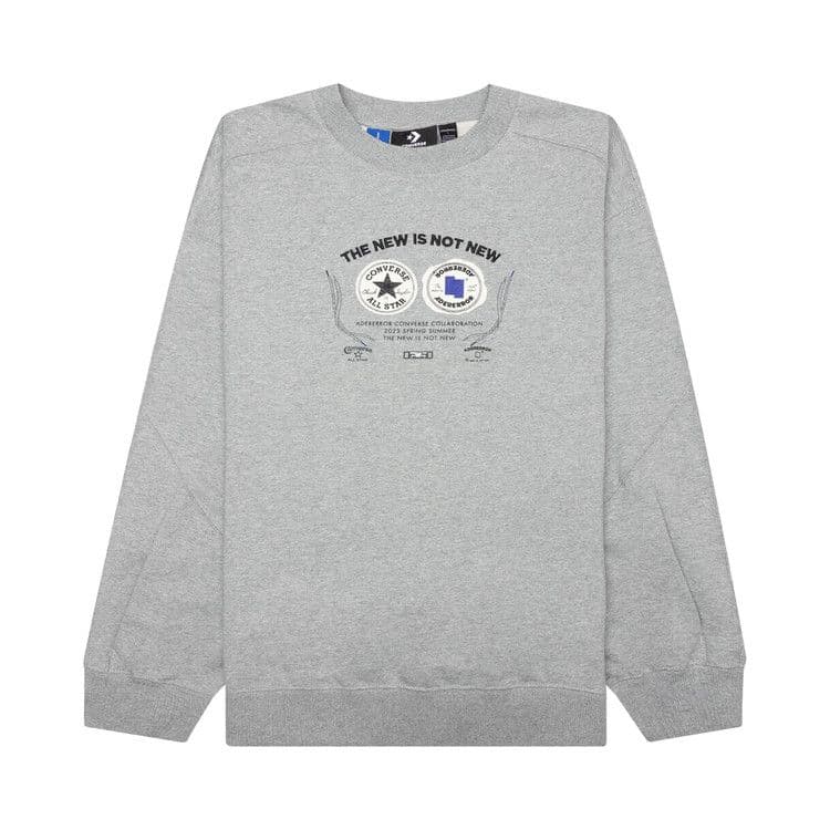 Converse x Ader Error Shapes Crew Sweatshirt 'Vintage Grey Heather'