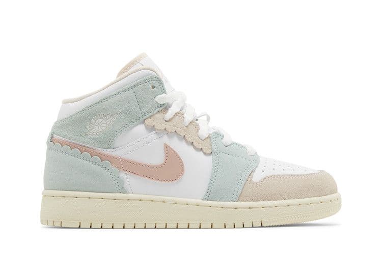 Air Jordan 1 Mid SE GS 'Scalloped Edge'