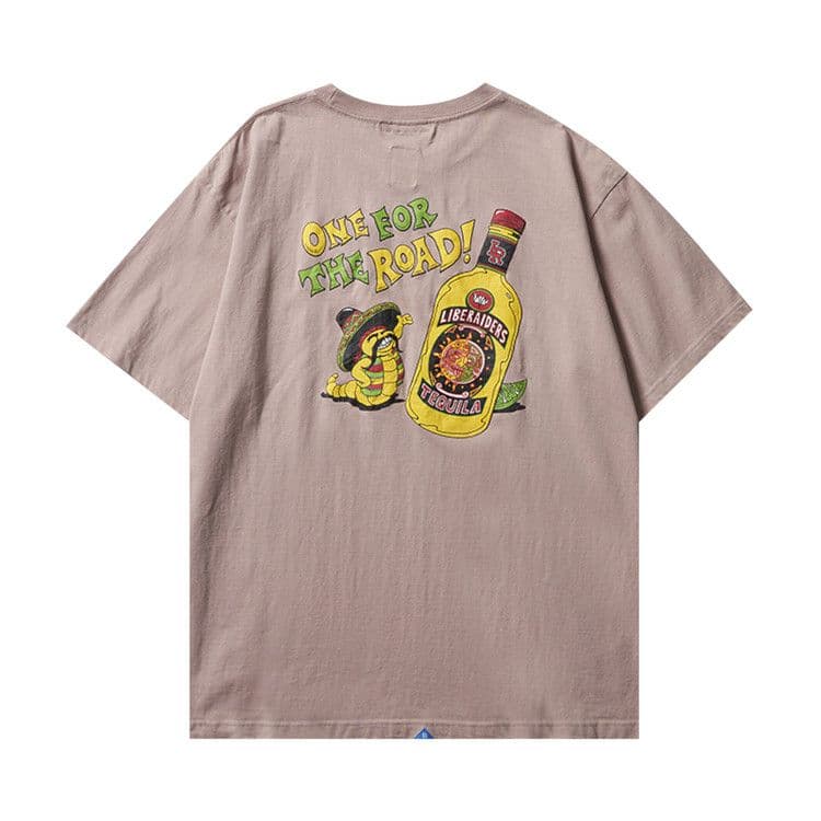 Liberaiders Tequila Bottle Tee 'Pink' — photo 3