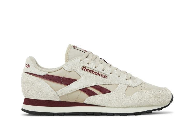 Reebok Classic Leather 'Beige Classic Burgundy'