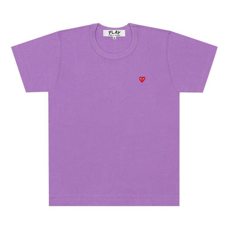 Comme des Garçons PLAY Small Red Heart T-Shirt 'Purple'