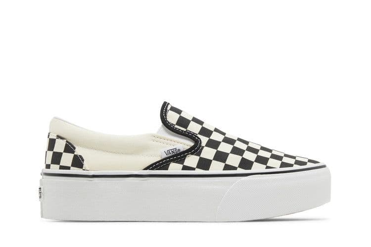 Vans Classic Slip-On Stackform Checkerboard Black White
