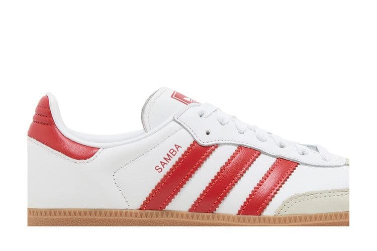adidas Samba OG White Solar Red Gum (Women's) — foto 3