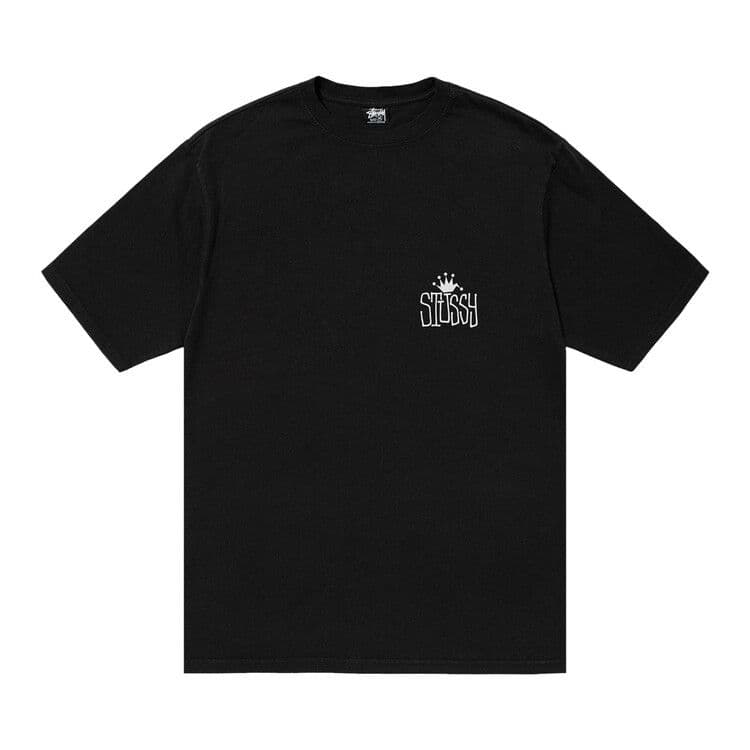 Stussy Crown International Pigment Dyed Tee Black