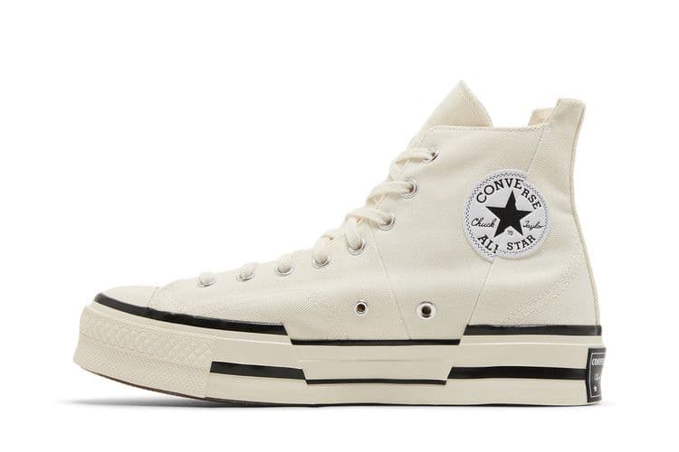 Converse Chuck Taylor All Star 70 Hi Plus Canvas Egret Black — foto 4