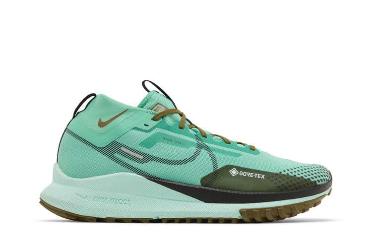 Nike React Pegasus Trail 4 Gore-Tex Spring Green Olive Flak Mint Foam Black