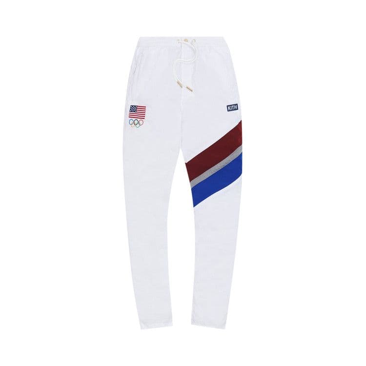 Kith USA Track Pant 'White'