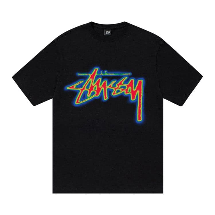 Stussy Thermal Stock Tee Black