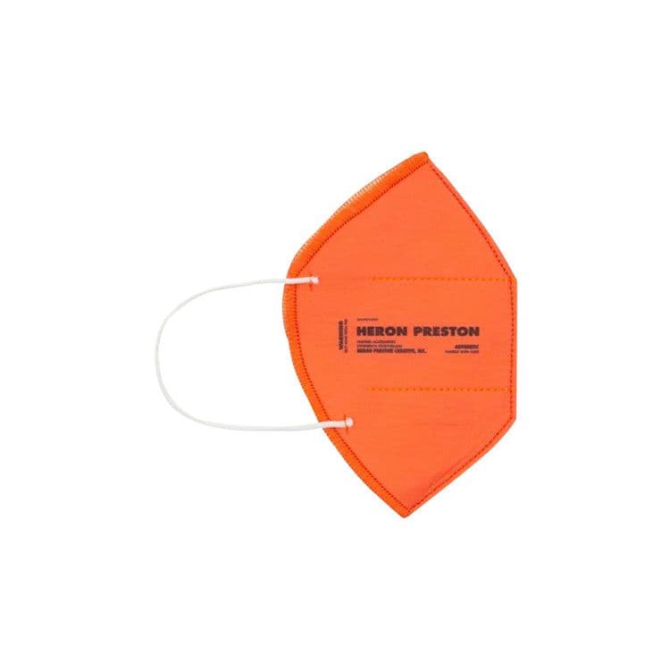 Heron Preston Resuable Mask 'Orange/Black' — foto 3