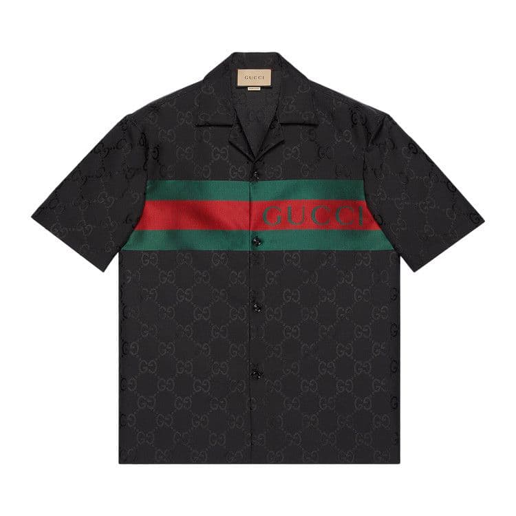 Gucci Jacquard Shirt 'Black'
