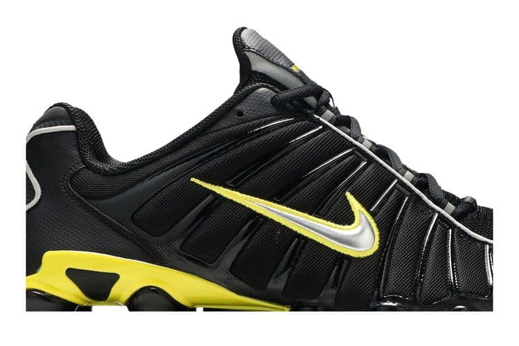 Nike Shox TL Black Dynamic Yellow Metallic Silver — foto 3