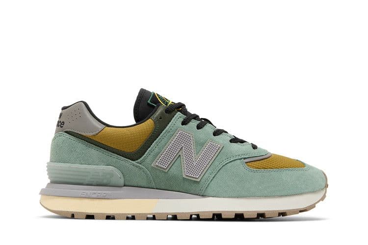 New Balance 574 Legacy Stone Island Light Green — photo 2