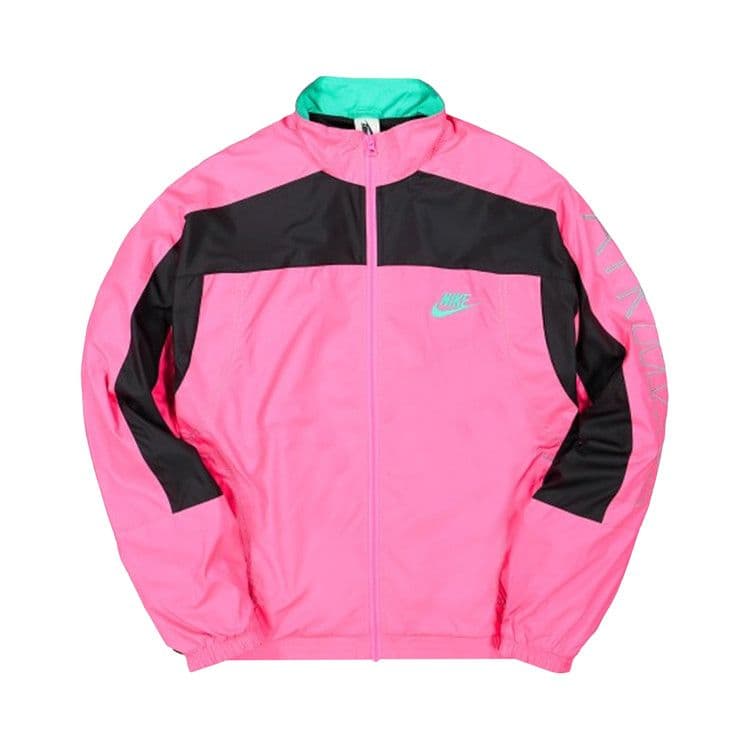 Nike x Atmos NRG Vintage Patchwork Track Jacket 'Hyper Pink/Black/Hyper Jade'