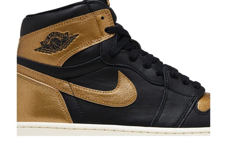Jordan 1 Retro High OG Black Metallic Gold — foto 3