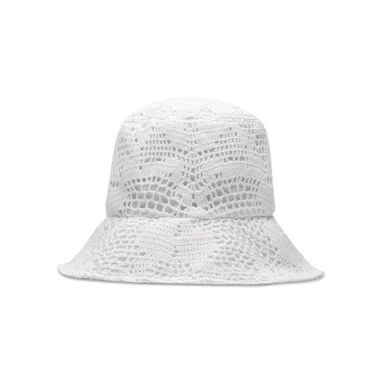 Comme des Garçons SHIRT Crochet Knit Bucket Hat 'White' — photo 3