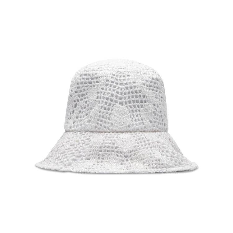 Comme des Garçons SHIRT Crochet Knit Bucket Hat 'White' — photo 2