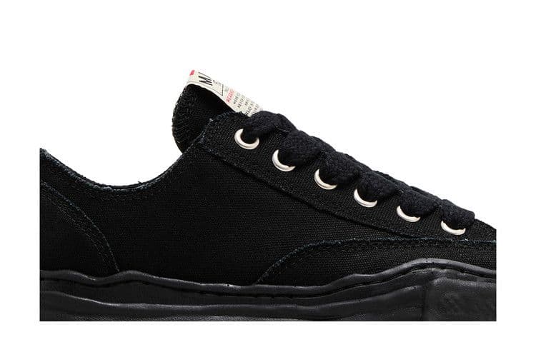 Maison Mihara Yasuhiro Peterson OG Sole Canvas Low 'Triple Black' — foto 3