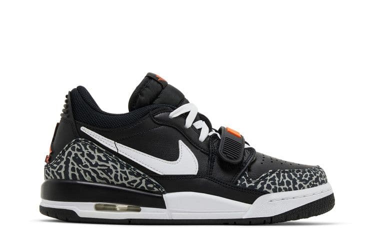 Jordan Legacy 312 Low Black White Safety Orange (GS)