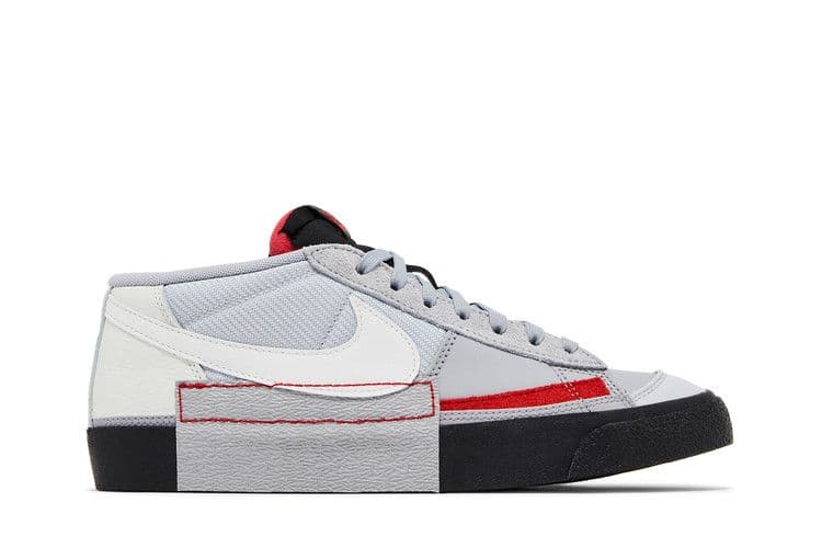 Nike Blazer Low Pro Club 'Wolf Grey University Red'