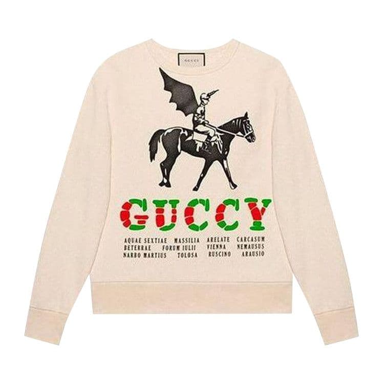 Gucci Crewneck Sweatshirt 'Natural/Multicolor'