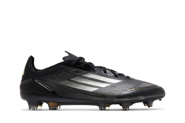adidas F50 Pro FG Core Black Iron Metallic Gold Metallic — foto 2
