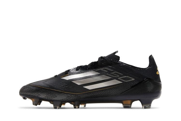 adidas F50 Pro FG Core Black Iron Metallic Gold Metallic — foto 4