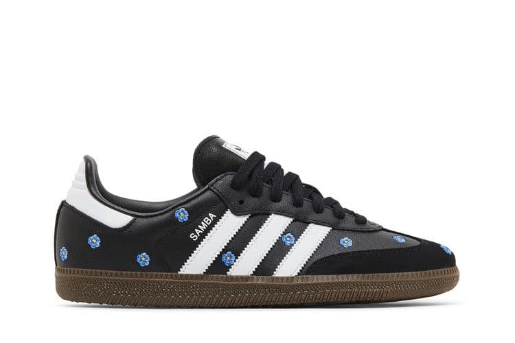 adidas Samba Light Blue Floral Core Black (Women's)