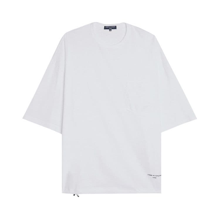 Comme des Garçons Homme Plus Jersey Pocket T-Shirt 'White' — foto 2