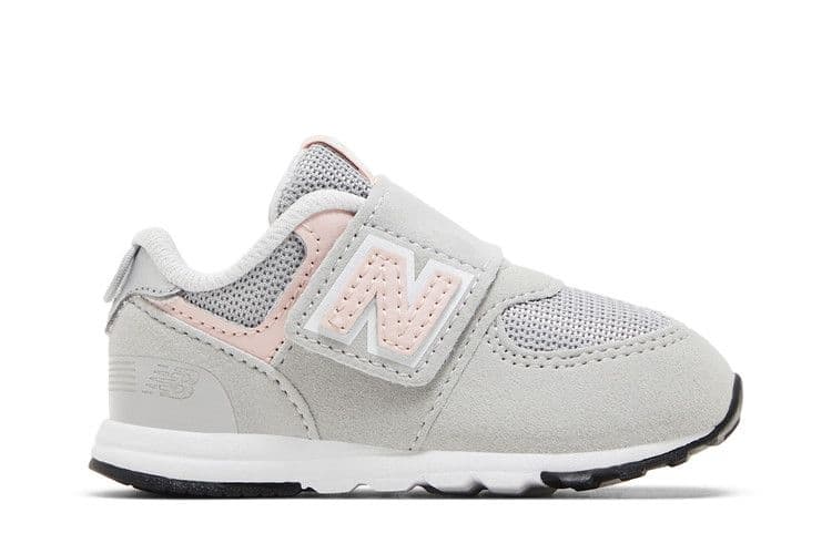 New Balance 574 Hook and Loop Rain Cloud Pink Haze (TD) — foto 2