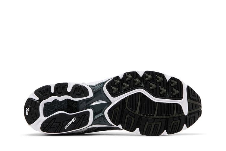Mizuno Wave Rider 10 White Silver Black — foto 5