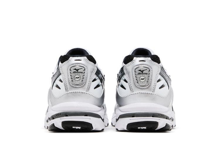 Mizuno Wave Rider 10 White Silver Black — foto 7