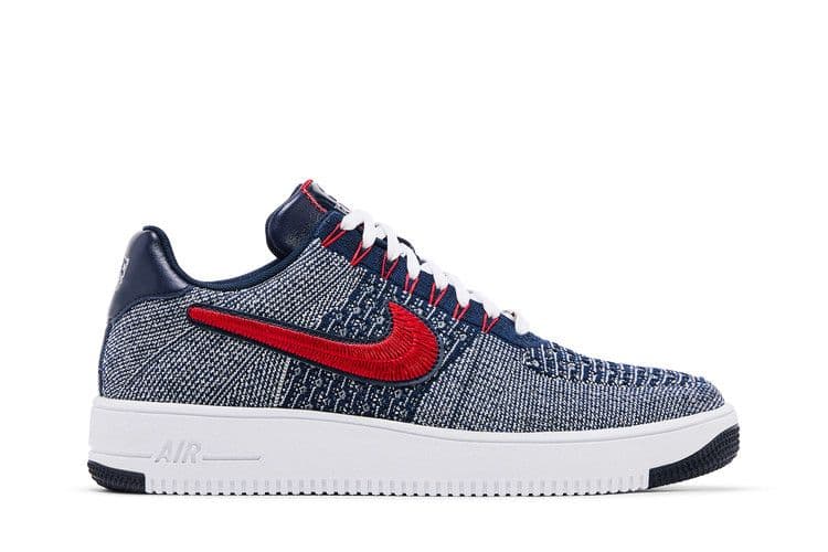 Nike Air Force 1 Ultra Flyknit Low Patriots Robert Kraft Wolf Grey