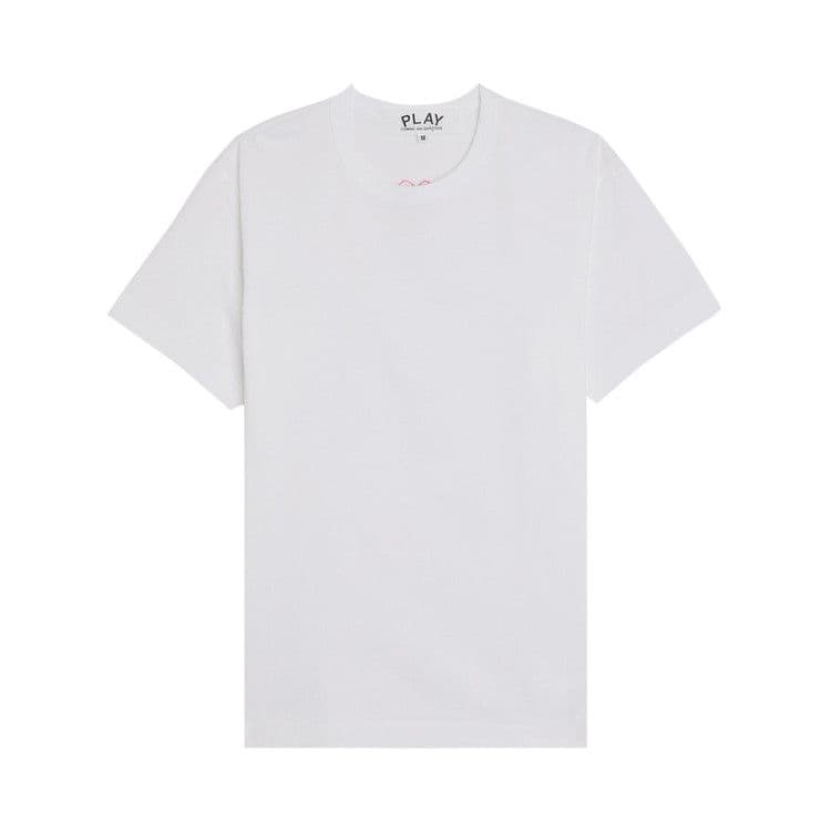 Comme des Garcons PLAY Heart Emblem Tee White/Red — foto 2