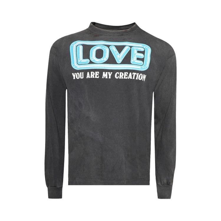 SAINT Mxxxxxx Love Long-Sleeve Tee 'Black' — foto 2