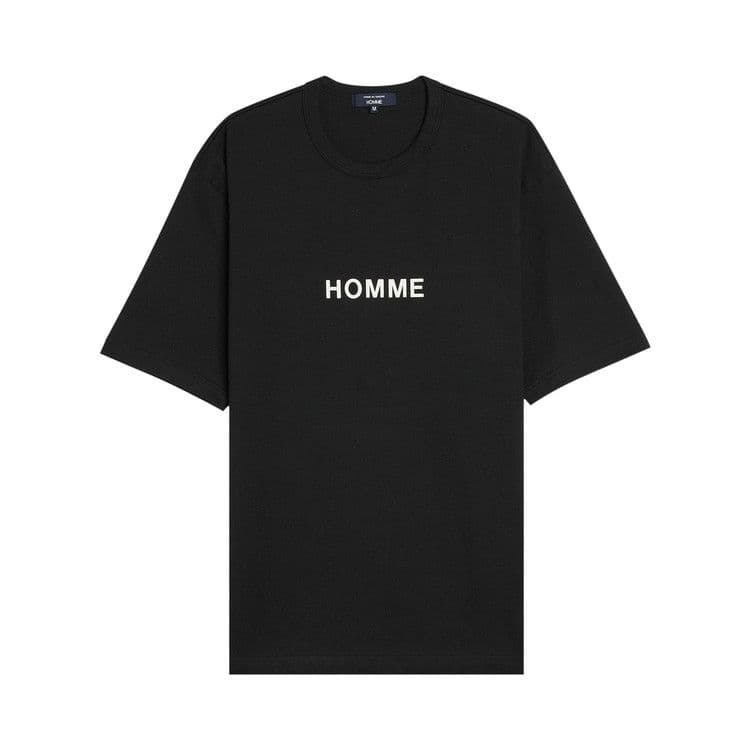 Comme des Garçons Homme Plus Tight Tension Jersey Garment Print Logo T-Shirt 'Black' — foto 2