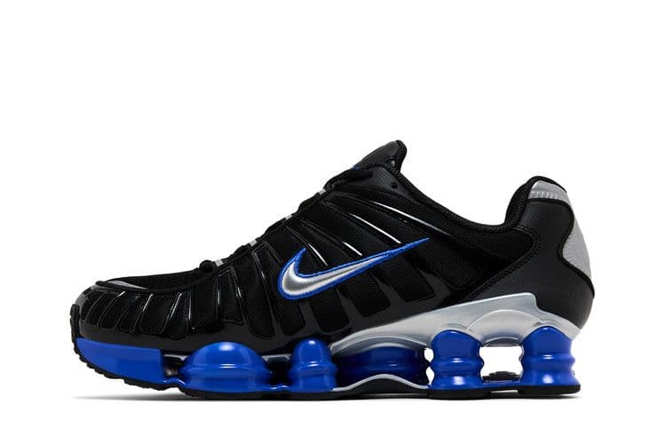 Nike Shox TL Black Racer Blue Metallic Silver — foto 4