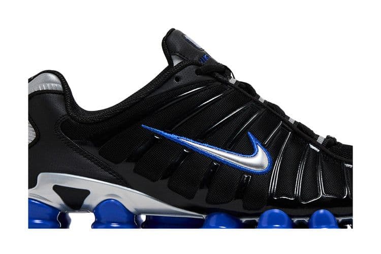 Nike Shox TL Black Racer Blue Metallic Silver — foto 3