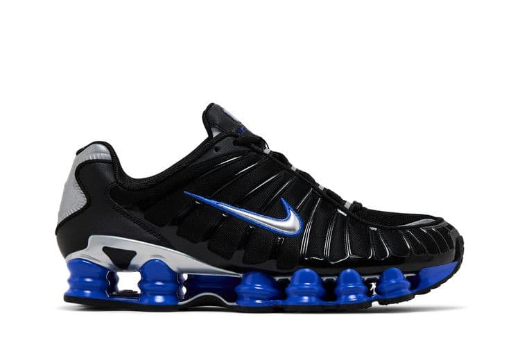 Nike Shox TL Black Racer Blue Metallic Silver — foto 2