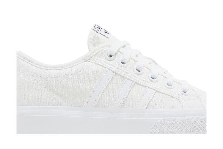 adidas Nizza Platform Triple White (Women's) — foto 3