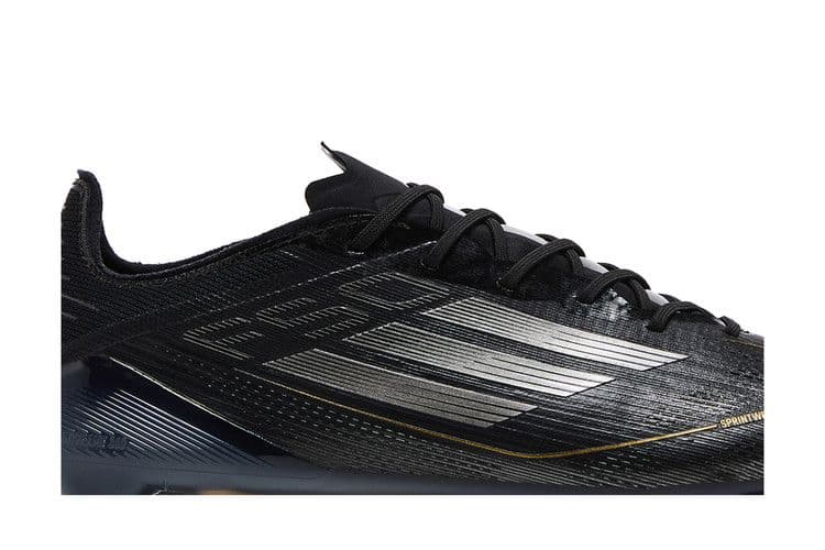 adidas F50 Elite FG Core Black Iron Metallic Gold Metallic — foto 3