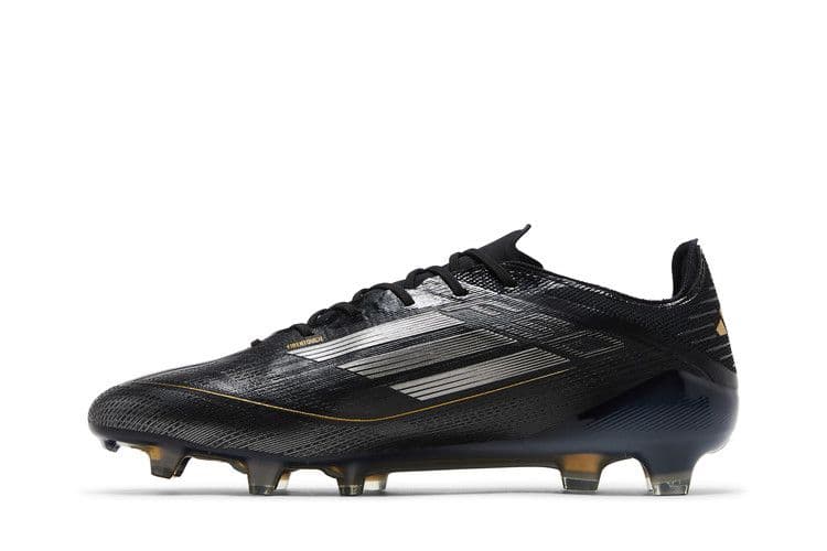 adidas F50 Elite FG Core Black Iron Metallic Gold Metallic — foto 4