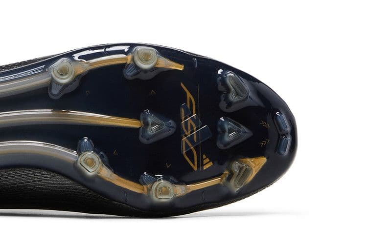 adidas F50 Elite FG Core Black Iron Metallic Gold Metallic — foto 6