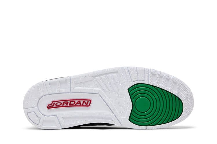 Jordan Spizike Low Black Classic Green White Varsity Red — foto 5
